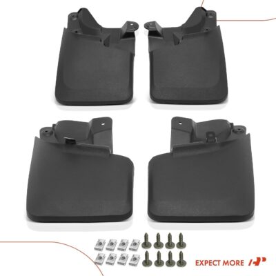 A-Premium Mud Flaps for Toyota Tacoma 2016-2023, No Drilling Required Splash Guards with Hardware Accessories, 4 Pack Front and Rear Mud Guards (Doesn't Fit SR Model) - Image 8