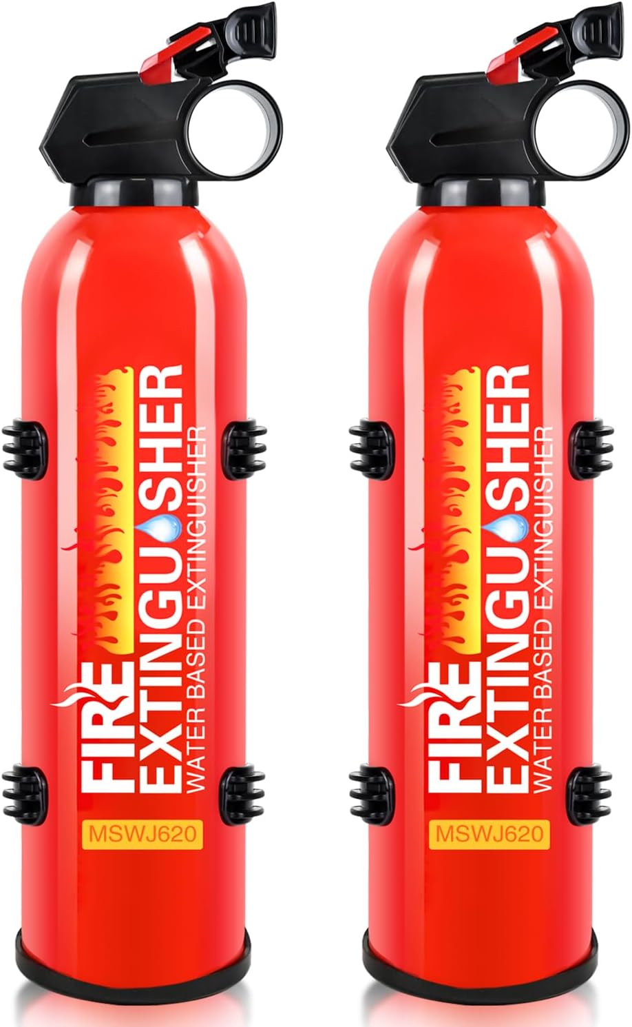61W5SaS9ueL._AC_SL1500_.jpg 2 Pack Fire Extinguisher for Home with Mount - Upgraded 8-in-1 Portable Fire Extinguisher for Car Vehicle Boat House Kitchen, Water-Based Fire Extinguisher for A, B, C, K Fires - Image 1