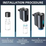 Car Air Freshener Diffuser, Smart Car Air Freshener, Car Diffuser Air Freshener with Three Adjustable Modes, Aromatizante Para Carro with 3pcs Essential Oil, Car Fresheners Long Lasting - Image 7