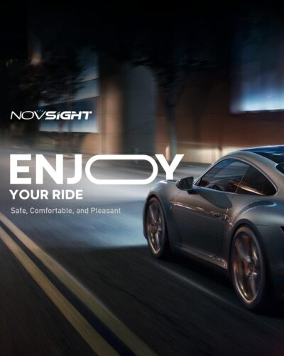 NOVSIGHT H7 Fog Light Bulbs, 90W 6500K Cool White Super Bright, 1:1 Mini Size with Cooling Fan, Plug and Play Easy Installation, IP68 Waterproof, Non-Polarity, H7 LED Bulb Replacement, Pack of 2 - Image 9