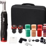 SPTA Cordless Mini Car Polisher, 12V Micro Cordless Scratches Killer Car Polisher RO/DA Mini Car Polisher for polishing, Sanding and Cleaning