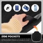 Plush Car Seat Covers with Side Pockets,Warm & Breathable Car Back Seat Cover for Cars Seats Protection,All-Season Anti-Slip Back Seats Cover for Cars Interior Accessories - Image 5