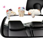 Cat Car Dashboard Decor - Cute Cat Figurine - Funny Dashboard Decor for Cute Car Ornament Gifts and Interior Decors (Kitty A) - Image 5
