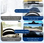 HD Visor Sunshade Extender for Car,72.5% Strong-Light Blocking Rate - Anti-Glare Car Visor Protect from Sun Glare, Snow Blindness and UV Rays (1Pcs) - Image 4