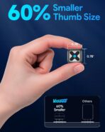 Ultra Mini Android Auto & CarPlay Wireless Adapter, Latest A9 Chip 5.8GHZ WiFi, 5.4 Bluetooth, 3-5s Auto Connect, USB-C/USB-A/Extension Cable, Compatible with iOS10+, Android 10+, CE/ROHS/FCC - Image 2