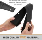 2PCS Car Mud Flaps, Scratch-Resistant & Impact-Resistant PVC Splash Guards, Vehicle Wheel Rear Mudguards for Gravel Slurry, Universal for Most Cars, SUVs, Trucks (Black) - Image 3