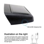 Car Auto Digital Dashboard Clock Small Clocks Solar Powered Stick-On Luminous Time Clock with Temperature LCD Screen Display for Car Interior(Green) - Image 8