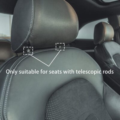 Car Neck Pillow 2 PCS,Universal Soft Breathable Leather Car Neck Pillow Comfortable Head Neck Rest Support Cervical Pillow for Travel Car Seat Driving & Home - Image 7