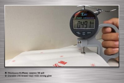 Kungfu Graphics Motocross Sponsor Logos Racing Sticker Sheet Universal (7.2 x 10.2 inch), Black White - Image 2