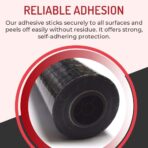 Hi-Tech Auto Adhesive Plastic Floor Mat, 4 mil | Perforated Every 24" | 100 Mats Per Roll | (24" Wide, 200' Long) - Image 5