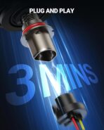 SEALIGHT 9007 LED Light Bulb, 50,000LM 1000% Brighter HB5 LED Bulbs, Real Mini Size 6500K Cool White IP68 Waterproof, Plug and Play, Pack of 2 - Image 3