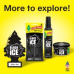 LITTLE TREES Car Air Freshener | Hanging Tree Provides Long Lasting Scent for Auto and Home | Black Ice, 24 Air Fresheners - Image 5
