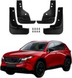 Mud Flaps for 2022-2026 Mazda CX-5 CX5 (Gas Only, NOT for Hybrid/PHEV) - Front & Rear Splash Guards, PP All Weather Mudflaps, Custom Fit Exterior Accessories