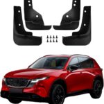 Mud Flaps for 2022-2026 Mazda CX-5 CX5 (Gas Only, NOT for Hybrid/PHEV) - Front & Rear Splash Guards, PP All Weather Mudflaps, Custom Fit Exterior Accessories
