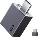 Wireless CarPlay Adapter for iPhone 2026 Upgrade - Stable Connection Convert Wired to Wireless Compatible with Cars 2018+, iOS 10+ (USB-C)