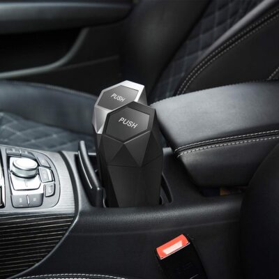 Car Trash Can with Lid - 2-Pack, Interior Accessories for Vehicles, Leakproof Garbage Can with 30 Detachable Trash Bags, Multipurpose Organizers and Storage Solutions for Home and Office - Image 9