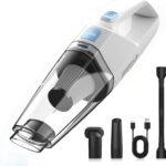 Handheld Vacuum Cordless – Car Vac Portable with 8KPA & Multi Accessories & Low Noise, Lightweight Hand Held Vacuum Cordless Rechargeable for Car/Home/Dust/Pet Hair, Mine Portable Vacuum