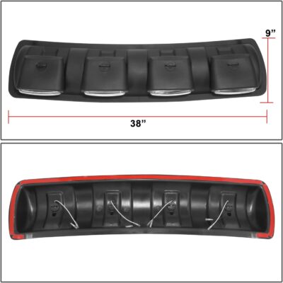 DNA MOTORING FL-ZTL-359-CH Universal Roof Mounted Fog Light with Wiring Harness & Interior Switch,Vertical Adjustable Beam Angle,Clear Lens - Image 7