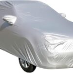 ikaufen Car Cover Waterproof All Weather for Automobiles, Car Cover Dirtproof, Scratch Resistant, Snowproof UV Protection Windproof, Universal Fit for Sedan (117-185 inch)