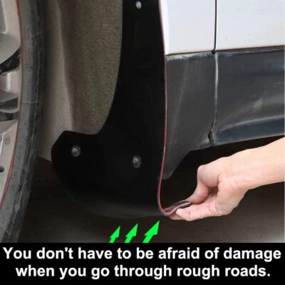 4Pcs Car Mud Flaps Universal Fit Fender Splash Guards No Collision Rubber Mud Flaps for Car SUV - Image 3