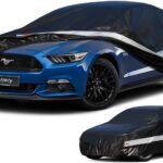 10 Layers Coupe Car Cover Waterproof All Weather for Automobiles,100% Waterproof Outdoor Car Covers Rain Snow UV Dust Protection. Custom Fit for Ford Mustang,Chevy Camaro, Chevy Corvette,etc