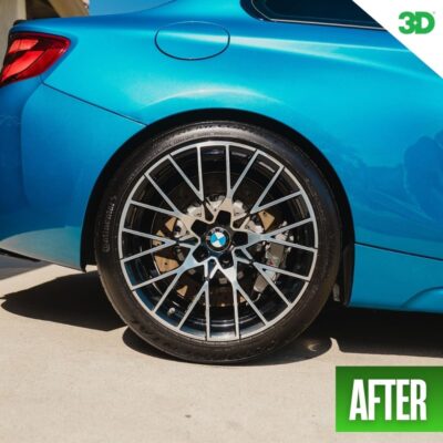 3D Magic Blue Tire Shine Spray - Water Resistant High Gloss Tire & Trim Dressing | Long Lasting Protection | No Sling, No Run Formula | Made in USA |16 oz - Image 7