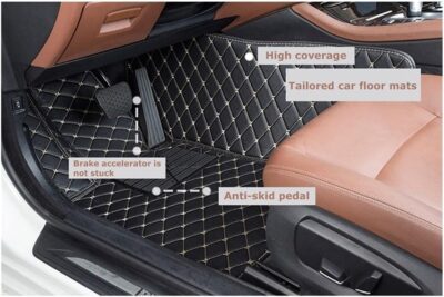 Carpet Mat Liners Set for Suzuki for Liana for Hatchback 2001-2013 Custom Floor Mats Auto Carpets Foot Coche Mat Set(Coffee) - Image 2