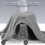 2 Pack Car Headrest Pillow for Neck Support,Memory Foam Neck Rest Cushion, Breathable Removable Cover & Ergonomic Design, for Driving Comfort, Neck Pain Relief, Travel - Image 5