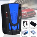Car Radar Detector 360° GPS Speed Police Safe 16 Band Voice Alert,1080P HD Auto Focus Webcam with Microphone (Blue) - Image 5