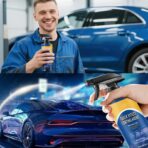2026 New Car Coating Spray, Quick Effect Ceramic Wax Polish, All-in-One Waterless Wash & Scratch Repair Spray, Removes Oil Film, Enhances Gloss & Hydrophobic Protection - Image 7