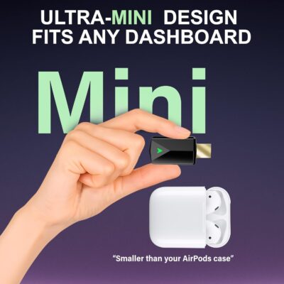 Wireless CarPlay Adapter– Android Auto Wireless Adapter, 5.8GHz Wi-Fi Plug & Play,Mini and Stable iOS 10+/Android 10+, Fast Auto-Connect for Cars 2016+ (1Pcs) - Image 3