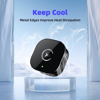 【2026 Upgarded】Wireless CarPlay Adapter for iPhone, Mini USB Design for Cars with Wired CarPlay, Fast Connection,5.8GHz WiFi,No Delay, Compatible with iOS 10+ & iPhone 6+, USB/Type C,Plug and Play - Image 4