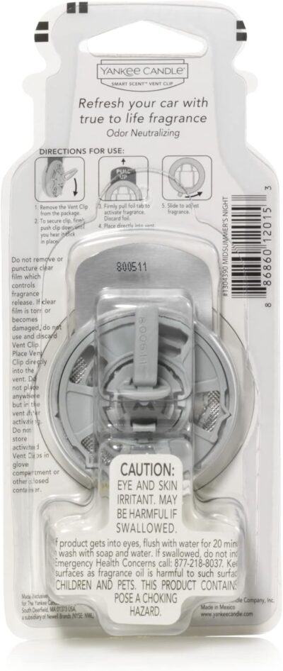 Yankee Candle CAR VENT CLIP HW MIDSUMMERS NIGHT Smart Scent - Image 4