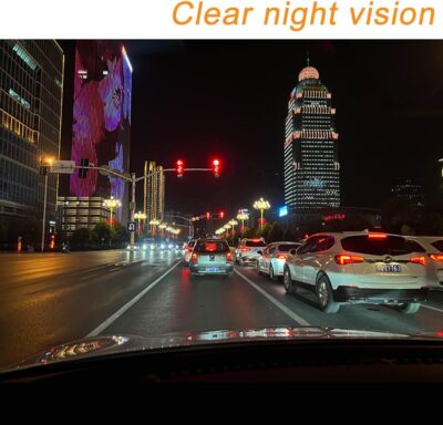 SW 80% VLT Nano Ceramic Car Front Window Film, 99% Anti UV Heat Insulation Sun Blocking Solar Window Tint, Transparent Blue, 20Inch X 10Feet - Image 5