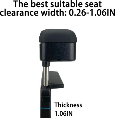 Arm Rest for Car,Car armrest Car arm Rest,Seat Gap Storage Box,Car Seat Gap Filler Organizer,Forearm Wrist Support Adjustable Armrest,Car Central Liftable Armres Storage Organizer Box Black - Image 6