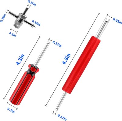 53Pcs Tire Patch Kit Heavy Duty, Tire Repair Tools 42 mm Tungsten Steel Buffing Wheel with 32/42/58mm Tire Patches, Inner Liner Scraper, Tire Patch Roller for Car Motorcycle Bike tractors Grinding - Image 7