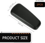 2 PCS Car Elbow Pad Arm Rest, Polyurethane Elastic Soft Arm Leg Support Pillow, Multi-functional One-piece Molded Car Interior Decoration, Universal for Most Vehicles (Black) - Image 2
