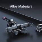 OATSBASF Car Vent Phone Mount [Full Metal Body] Foldable Car Air Vent Phone Holder, Compatible with iPhone 17 16 Pro Max 15 14 / Samsung S25 Ultra 24 / All Phone Models - Image 7