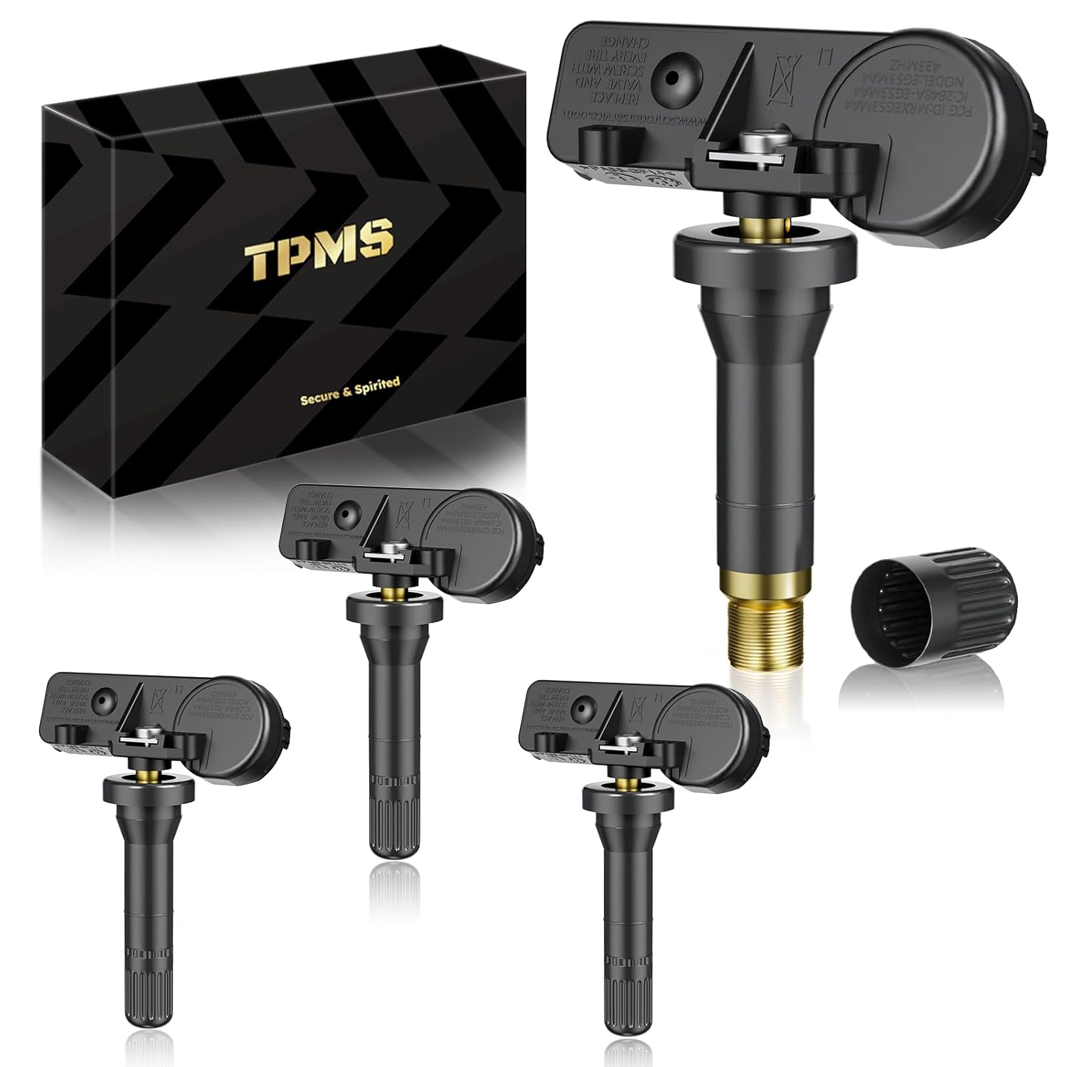 61anoP568FL._SL1500_.jpg TPMS Chrysler 33Mhz Pre-Programmed Tire Pressure Monitoring Sensor Compatible with Jeep Grand Cherokee(2010-2015)|➥Dodge Grand Caravan(2011-2022)#OE Replace:56029398AB(Set of 4) 4 - Image 1