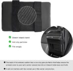 Car Center Console Armrest Pillow, 14"×8.3" Waterproof Leather Armrest Box Cover with Cup and Phone Holder, Soft Memory Foam Arm Rest Console Pad Protector for SUV Truck (Black, Embroidery) - Image 5