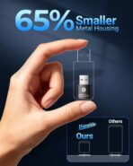 Wireless CarPlay Adapter for Apple iPhone（2026 Upgraded） Mini Design, Converts Factory Wired to Wireless Adapter for CarPlay, Plug and Play, Auto Connect Fast and Stable(Black) - Image 4