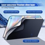 Holographic Front & Rear Car Window Shades, Magnetic Car Side Window Covers, Blackout Auto Privacy Curtains for Blocking Sunlight, Camping, Napping, Sleeping, Breastfeeding (4PCS) - Image 4