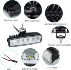 STDYSUN Led Fog Lights Driving Lights Bar 2Pcs 6Inch 30W Waterproof Offroad Driving Lights Auxiliary Work Lights Grille Lights Bar Fit for Motorcycle Truck Trator ATV UTV Golf Cart Boat Car - Image 4