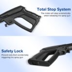 BILT HARD 1.76 GPM 2300 PSI Electric Pressure Washer, Power Motor with Stainless Steel Wand, 4 Spray Nozzles, Built-in Detergent Tank, 20Ft Hose, 35Ft Power Cord for Cars/Driveway/Fences/Home/Patios - Image 3