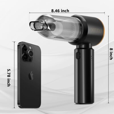 Professional Car Vacuum Cleaner, 20000Pa Powerful Handheld Vacuum for Car Interior Cleaning, Portable Cordless Mini Vacuum with Brushless Motor & Crevice Tool for Car - Image 7