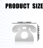 40PCS Custom Car Decal, 3D Chrome Letters Emblem, DIY Adhesive Number Symbol Badge, Vehicle Logo Stickers and Decals for Car Side Rear Trunk and Wall Decor Outdoor, Automotive Accessories - Image 2