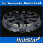 Hubcap Fits Nissan Sentra 2013-2019, Leaf 2013-2018, Premium Replica 16-inch Replacement, Silver, 1 Piece - Image 3