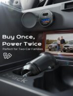 LISEN Car Charger USB C, 69W Cigarette Lighter USB Charger Adapter, Car Accessories Gifts for Men, Mini USBC Cars Fast Charging Adapter USBC Type C 12V Plug Outlet, for iPhone 17 Pro Max 16 15 14 13 - Image 2