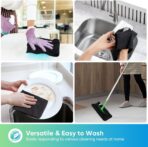 HOMEXCEL Black Microfiber Cleaning Cloth, 12 Pack Premium Microfiber Towels for Cars, Lint Free, Scratch-Free, Highly Absorbent, Reusable Cleaning Rags for Car, Household, Kitchen, Window, 11.5"X11.5" - Image 5