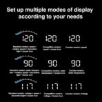 Heads Up Display for Cars, Car HUD Head Up Display M6S Universal Car 3.5 Inch HUD OBD Interface Windshield Projector, Speed, Engine RPM, OverSpeed War - Image 4